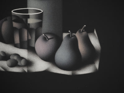 Mario AVATI : Le repas frugal, Gravure originale (photo de détail 5) - Crédit photo : Galerie Art.Paris