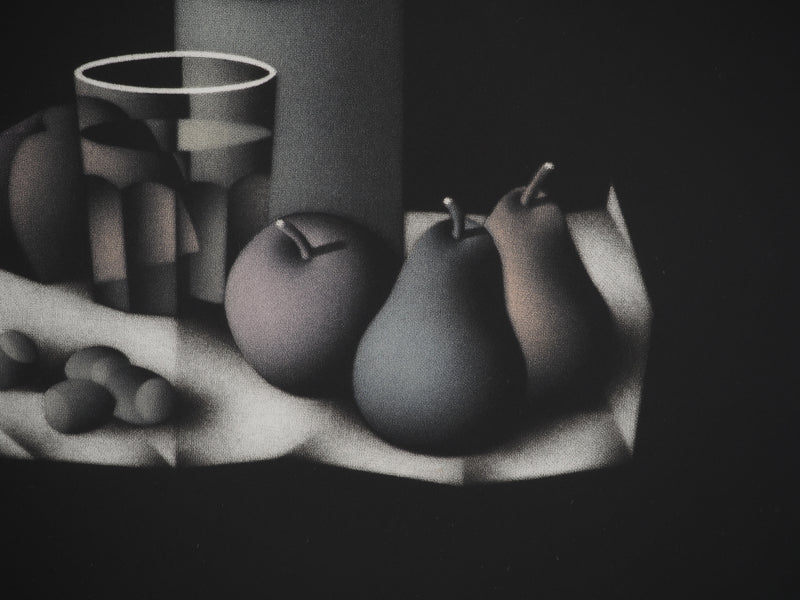 Mario AVATI : Le repas frugal, Gravure originale (photo de détail 5) - Crédit photo : Galerie Art.Paris