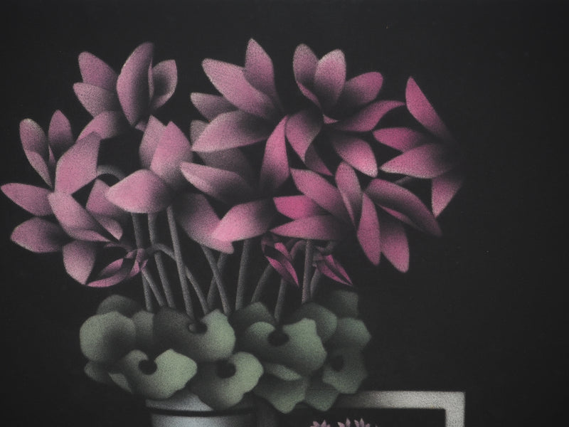 Mario AVATI : Des cyclamens pour Bonelli, Gravure originale (photo de détail 5) - Crédit photo : Galerie Art.Paris