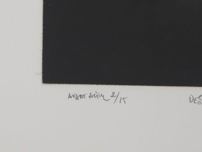 Mario AVATI : Des cyclamens pour Bonelli, Gravure originale (photo de détail 6) - Crédit photo : Galerie Art.Paris
