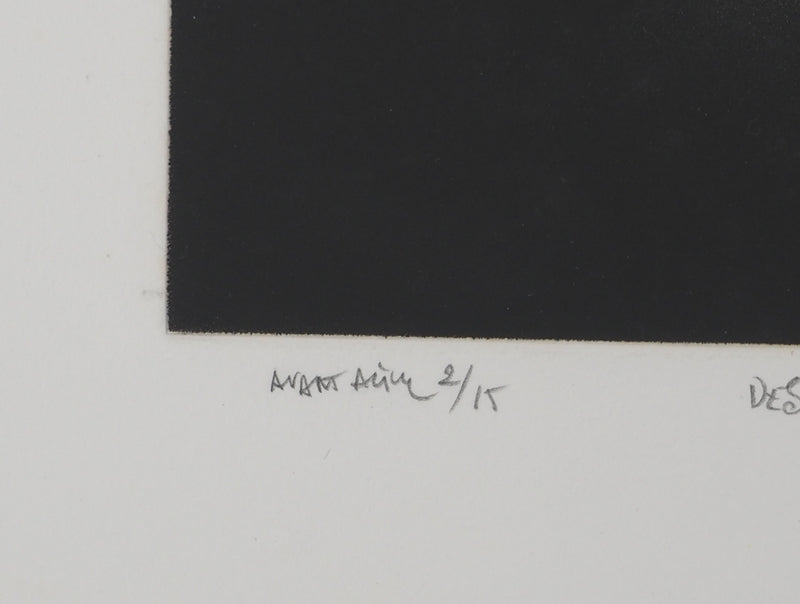 Mario AVATI : Des cyclamens pour Bonelli, Gravure originale (photo de détail 6) - Crédit photo : Galerie Art.Paris