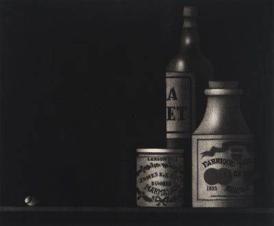 Mario AVATI : Matière noire à la noisette, Gravure originale (photo de détail 3) - Crédit photo : Galerie Art.Paris