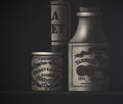 Mario AVATI : Matière noire à la noisette, Gravure originale (photo de détail 4) - Crédit photo : Galerie Art.Paris