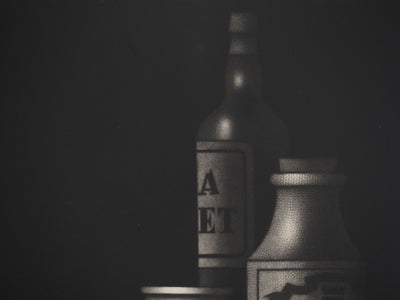 Mario AVATI : Matière noire à la noisette, Gravure originale (photo de détail 5) - Crédit photo : Galerie Art.Paris
