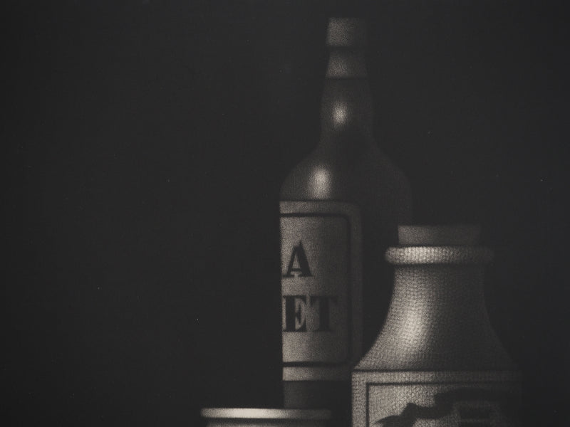 Mario AVATI : Matière noire à la noisette, Gravure originale (photo de détail 5) - Crédit photo : Galerie Art.Paris
