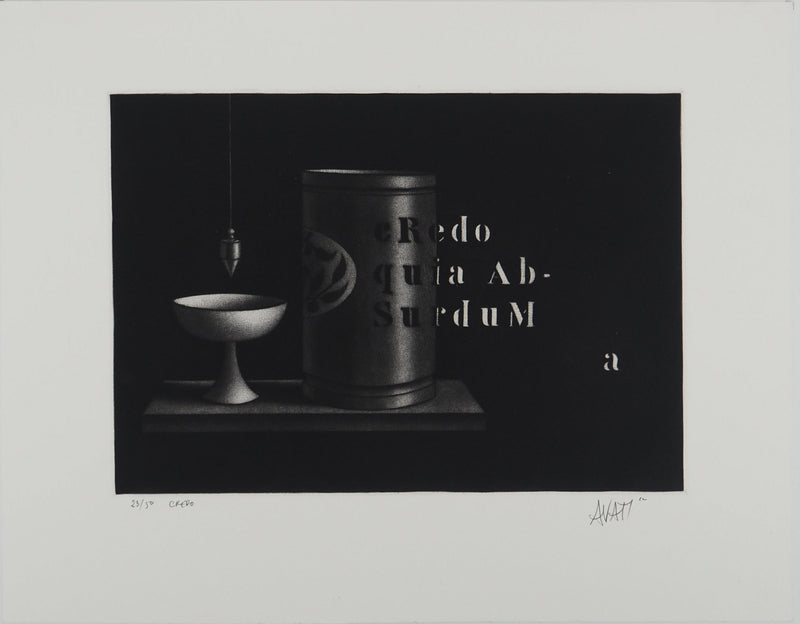 Mario AVATI : Credo, Gravure originale (vue générale) - Crédit photo : Galerie Art.Paris