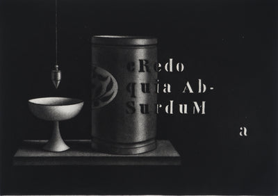 Mario AVATI : Credo, Gravure originale (photo de détail 3) - Crédit photo : Galerie Art.Paris