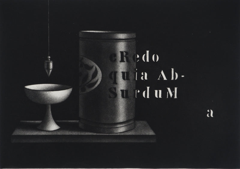 Mario AVATI : Credo, Gravure originale (photo de détail 3) - Crédit photo : Galerie Art.Paris