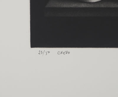 Mario AVATI : Credo, Gravure originale (photo de détail 6) - Crédit photo : Galerie Art.Paris