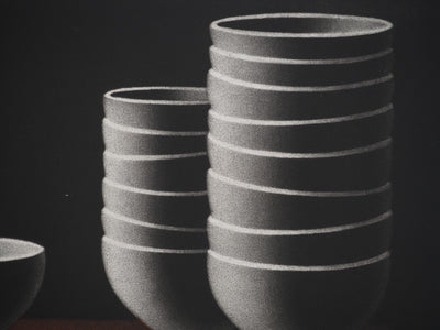 Mario AVATI : Bol et bols, Gravure originale (photo de détail 4) - Crédit photo : Galerie Art.Paris