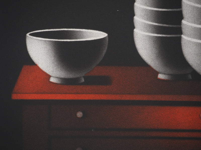 Mario AVATI : Bol et bols, Gravure originale (photo de détail 5) - Crédit photo : Galerie Art.Paris