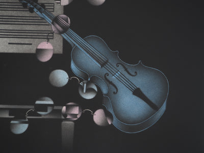 Mario AVATI : Sonate avec quelques paires de lunettes, Gravure originale (photo de détail 5) - Crédit photo : Galerie Art.Paris