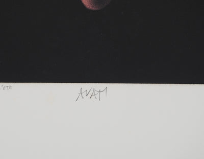 Mario AVATI : Les lumières de l'été, Gravure originale (photo de détail 2) - Crédit photo : Galerie Art.Paris