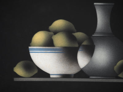 Mario AVATI : Le goût acide du jaune citron, Gravure originale (photo de détail 4) - Crédit photo : Galerie Art.Paris