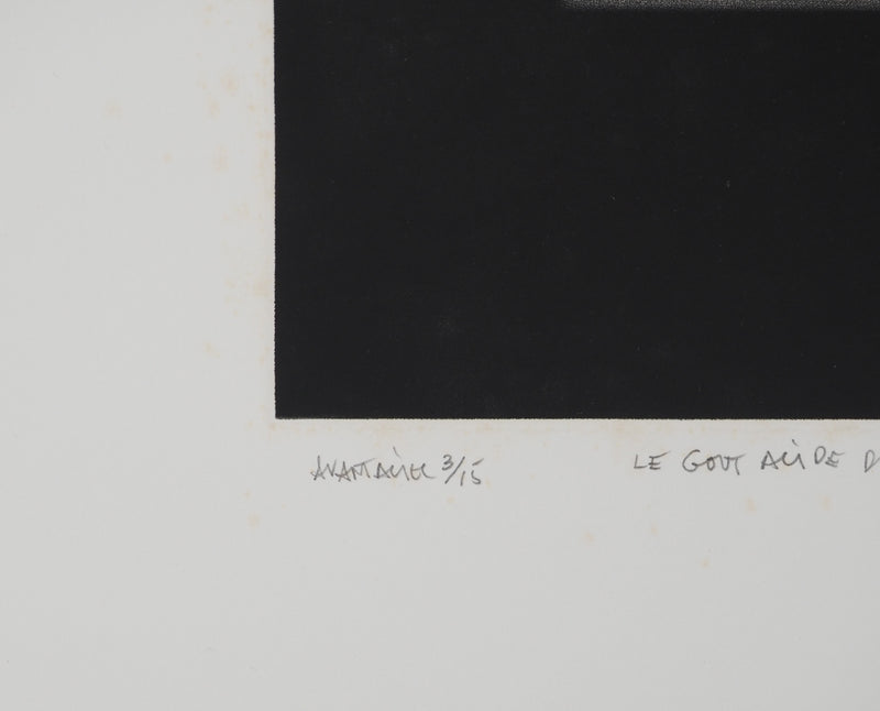 Mario AVATI : Le goût acide du jaune citron, Gravure originale (photo de détail 6) - Crédit photo : Galerie Art.Paris
