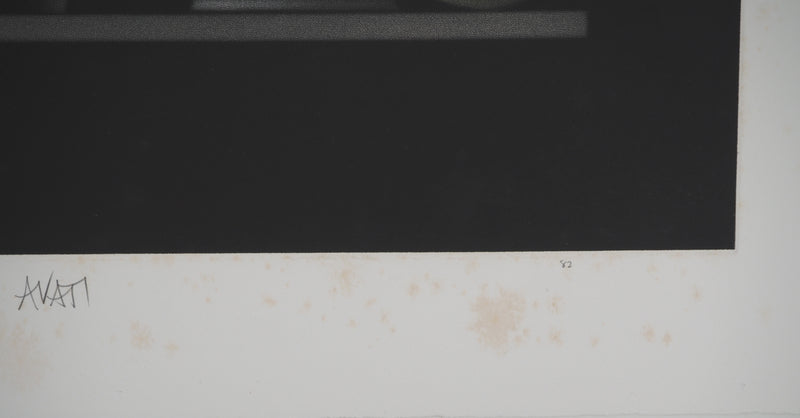 Mario AVATI : Le goût acide du jaune citron, Gravure originale (photo de détail 7) - Crédit photo : Galerie Art.Paris