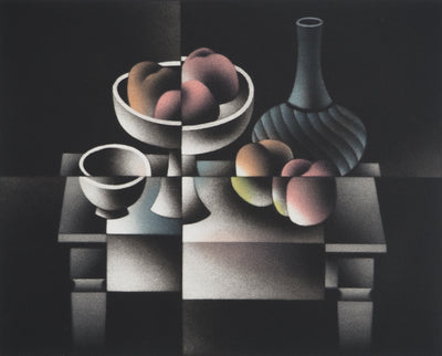Mario AVATI : Des pêches en Septembre, Gravure originale (photo de détail 3) - Crédit photo : Galerie Art.Paris