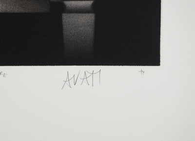 Mario AVATI : Des pêches en Septembre, Gravure originale (photo de détail 2) - Crédit photo : Galerie Art.Paris