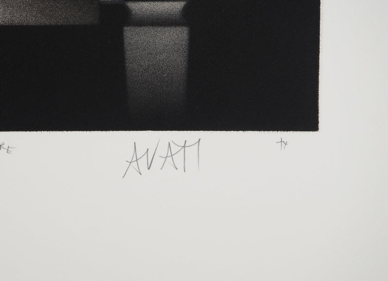 Mario AVATI : Des pêches en Septembre, Gravure originale (photo de détail 2) - Crédit photo : Galerie Art.Paris
