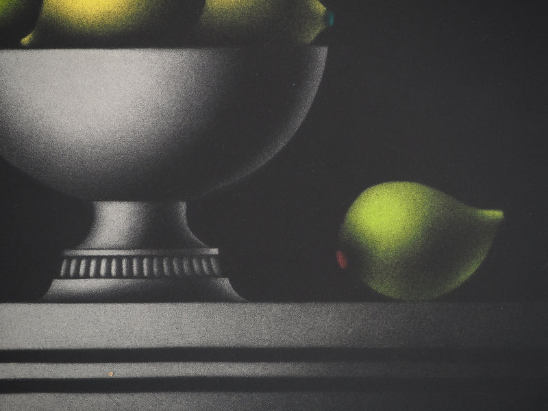 Mario AVATI : Nature morte aux citrons, Gravure originale (photo de détail 5) - Crédit photo : Galerie Art.Paris