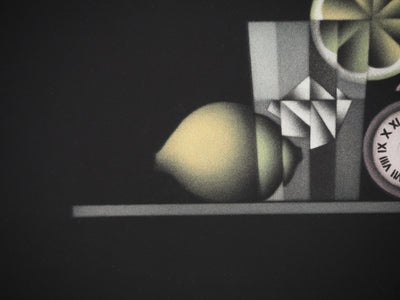 Mario AVATI : Les derniers instants d'un cube de glace, Gravure originale (photo de détail 4) - Crédit photo : Galerie Art.Paris