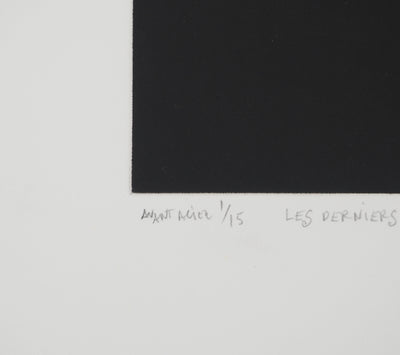 Mario AVATI : Les derniers instants d'un cube de glace, Gravure originale (photo de détail 6) - Crédit photo : Galerie Art.Paris
