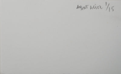 Mario AVATI : Les derniers instants d'un cube de glace, Gravure originale (photo de détail 2) - Crédit photo : Galerie Art.Paris