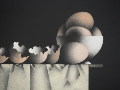 Mario AVATI : Où l'on songe à Kamakura, Gravure originale (photo de détail 4) - Crédit photo : Galerie Art.Paris