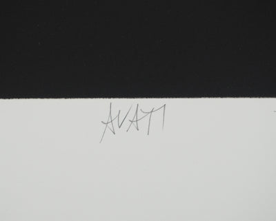 Mario AVATI : Où l'on songe à Kamakura, Gravure originale (photo de détail 2) - Crédit photo : Galerie Art.Paris