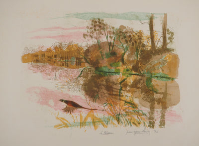 Pierre-Eugène CLAIRIN : Le Faisan, Lithographie originale (photo de détail 2) - Crédit photo : Galerie Art.Paris