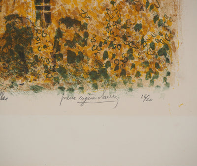 Pierre-Eugène CLAIRIN : Chute de feuilles, Lithographie originale (photo de détail 2) - Crédit photo : Galerie Art.Paris