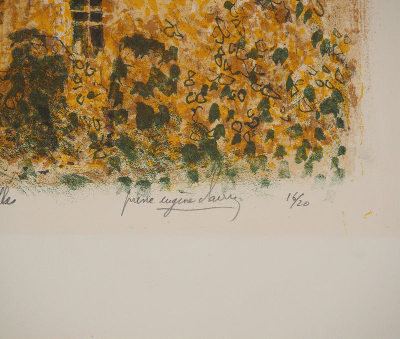 Pierre-Eugène CLAIRIN : Chute de feuilles, Lithographie originale (photo de détail 2) - Crédit photo : Galerie Art.Paris