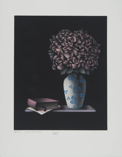 Mario AVATI : La lettre écrite en chinois, Gravure originale (vue générale) - Crédit photo : Galerie Art.Paris