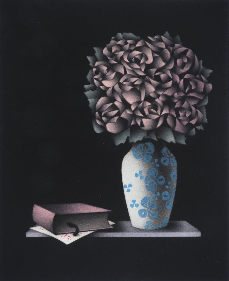 Mario AVATI : La lettre écrite en chinois, Gravure originale (photo de détail 3) - Crédit photo : Galerie Art.Paris