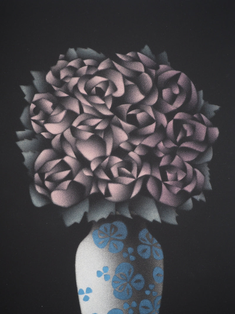 Mario AVATI : La lettre écrite en chinois, Gravure originale (photo de détail 4) - Crédit photo : Galerie Art.Paris