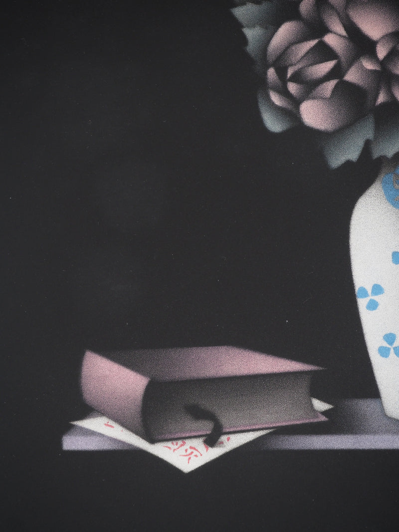 Mario AVATI : La lettre écrite en chinois, Gravure originale (photo de détail 5) - Crédit photo : Galerie Art.Paris