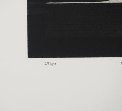 Mario AVATI : Nature morte à l'estampe, Gravure originale (photo de détail 5) - Crédit photo : Galerie Art.Paris