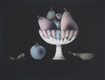 Mario AVATI : La pomme bleue, Gravure originale (photo de détail 3) - Crédit photo : Galerie Art.Paris
