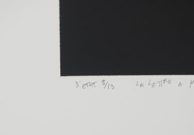 Mario AVATI : La lettre à Melie, Gravure originale (photo de détail 6) - Crédit photo : Galerie Art.Paris
