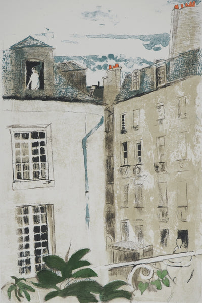 Pierre-Eugène CLAIRIN : 21 rue Bonaparte, Lithographie originale (photo de détail 3) - Crédit photo : Galerie Art.Paris