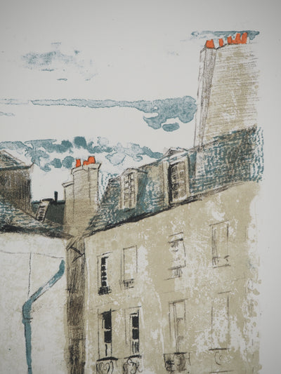Pierre-Eugène CLAIRIN : 21 rue Bonaparte, Lithographie originale (photo de détail 4) - Crédit photo : Galerie Art.Paris