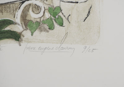 Pierre-Eugène CLAIRIN : 21 rue Bonaparte, Lithographie originale (photo de détail 2) - Crédit photo : Galerie Art.Paris