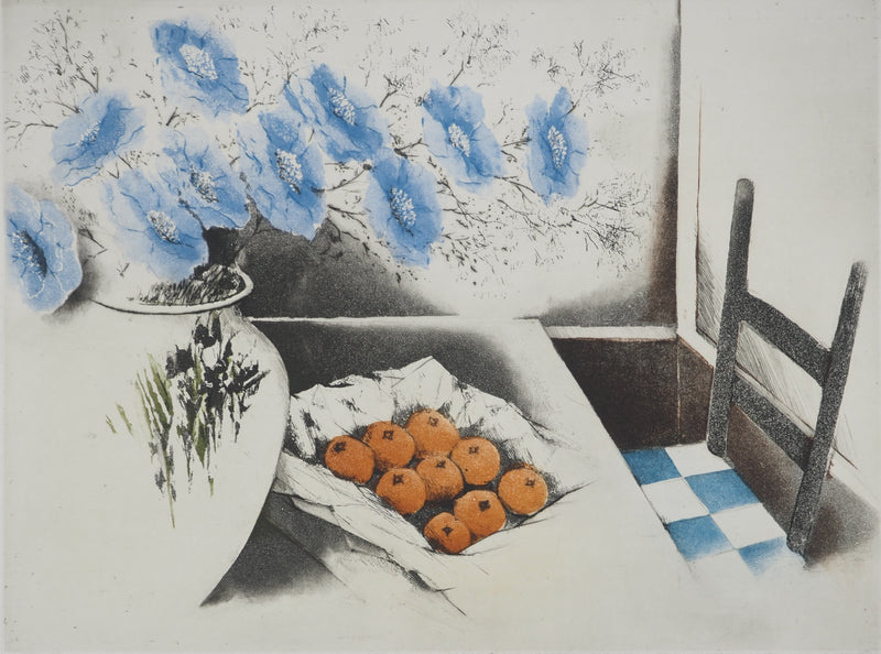 Annapia ANTONINI : Les mandarines confites, Gravure originale (photo de détail 3) - Crédit photo : Galerie Art.Paris