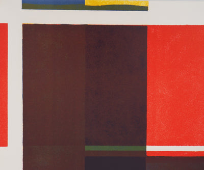 Albert AYME : Composition abstraite, Affiche en lithographie originale signée