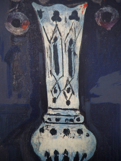 Joseph PRESSMANE : Le bouquet joyeux, Lithographie originale signée