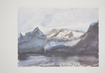 Klaus FUSSMANN : Paysage de Norvège, Héliogravure originale (vue générale) - Crédit photo : Galerie Art.Paris