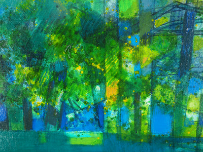 Camille HILAIRE : Normandie, Bord de l'Eure, Huile sur toile signée
