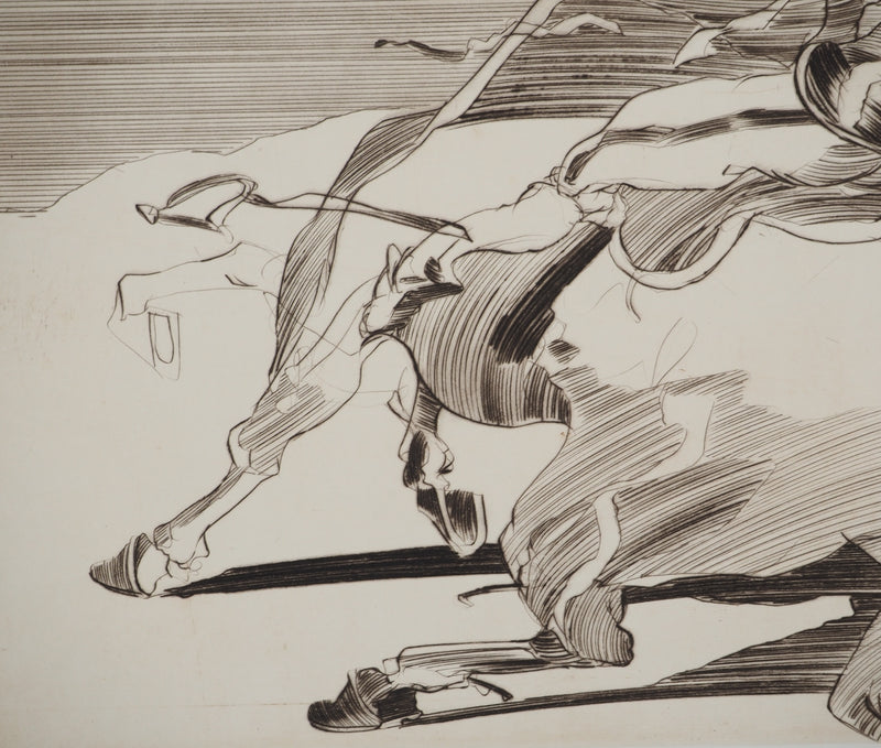 Claude WEISBUCH : La chute, Gravure originale (photo de détail 5) - Crédit photo : Galerie Art.Paris