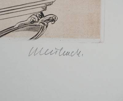 Claude WEISBUCH : Le combat, Gravure originale (photo de détail 2) - Crédit photo : Galerie Art.Paris