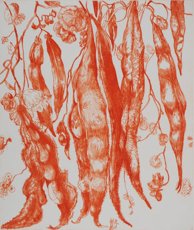 Gérard DIAZ : Floraison ardente, Gravure originale (photo de détail 3) - Crédit photo : Galerie Art.Paris